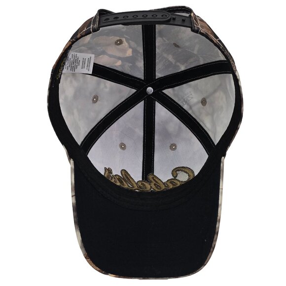 Cabela's Snapback Hunting Hat Woodlands Camo Outdoor Cap Fishing Hiking OSFM - Picture 4 of 6